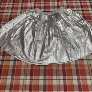 Elegant Silver Women's Skirt